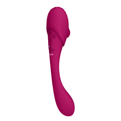 Mirai - Dubbelzijdige Pulse Wave  Air Wave Buigbare Vibrator