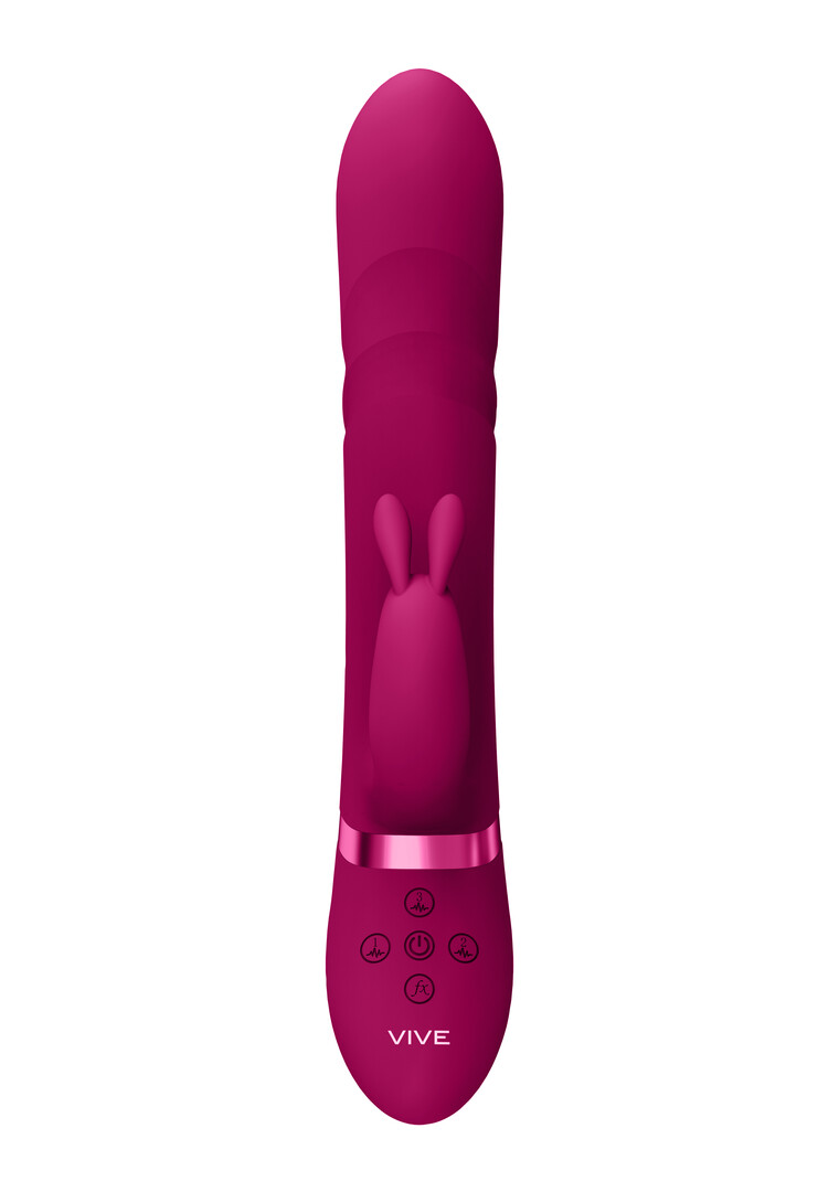 Nari – Vibrerende en Rotating Beads, G-Spot Rabbit – Roze