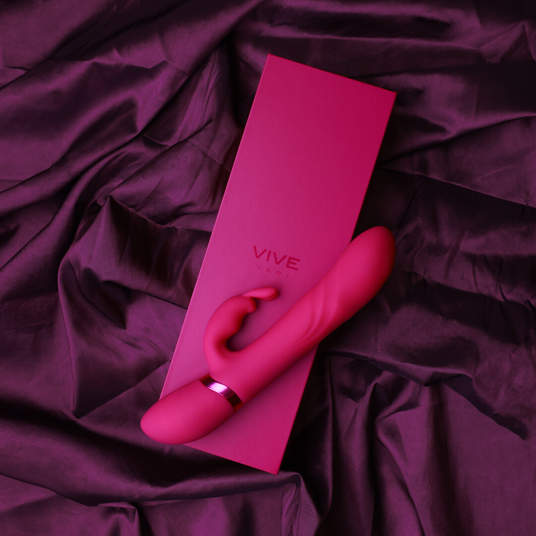 Nari – Vibrerende en Rotating Beads, G-Spot Rabbit – Roze