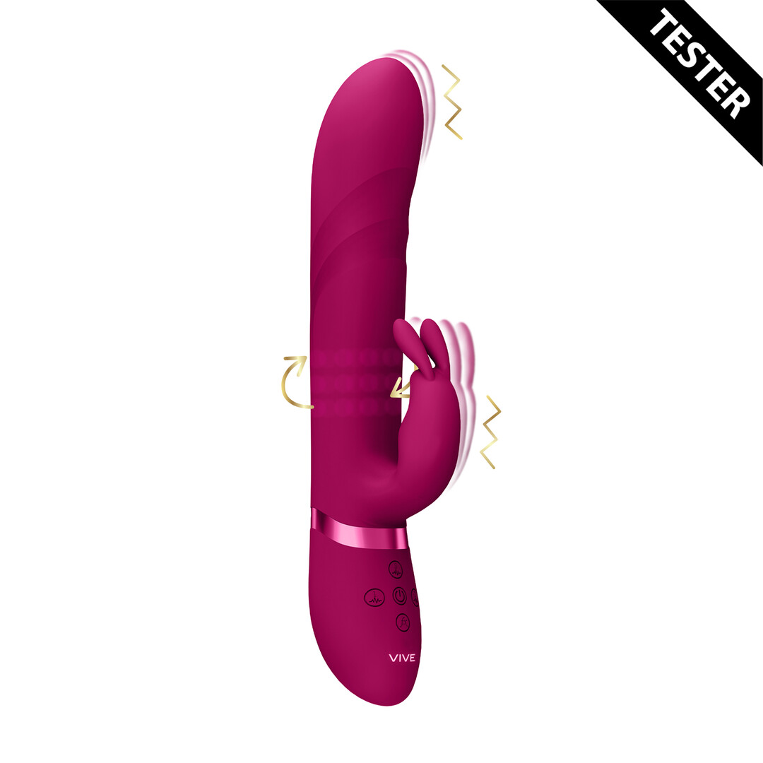 Nari – Vibrerende en Rotating Beads, G-Spot Rabbit – Roze – Tester