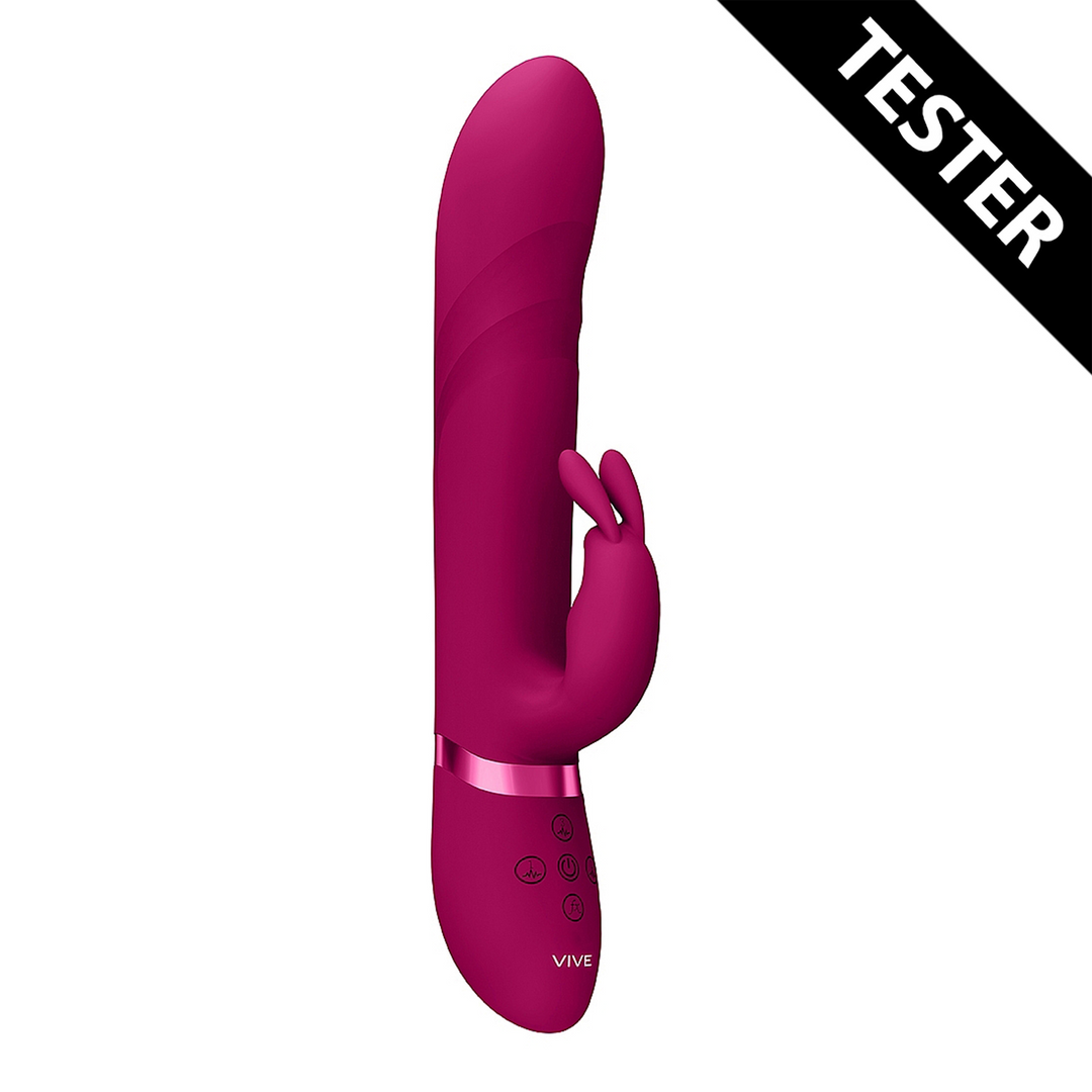 Nari - Perlas Vibrantes y Rotativas, Conejito G-Spot - Rosa - Tester