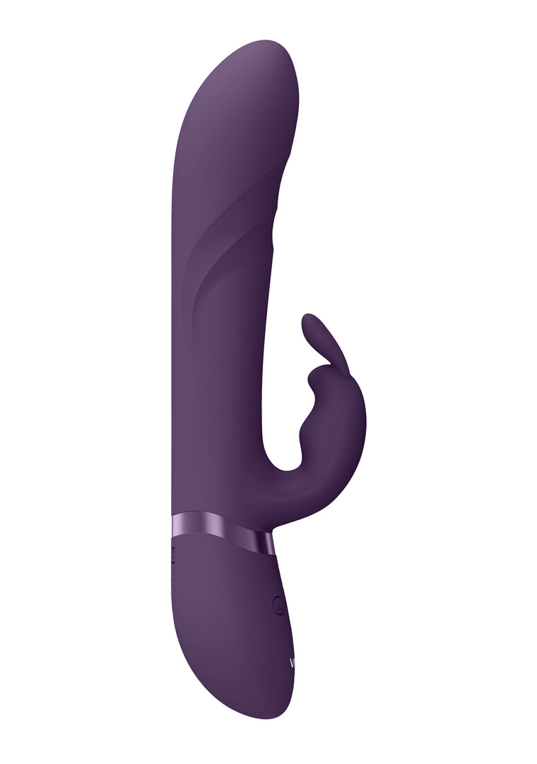 Nari – Vibrerende en Draaiende Parels, G-Spot Rabbit – Paars