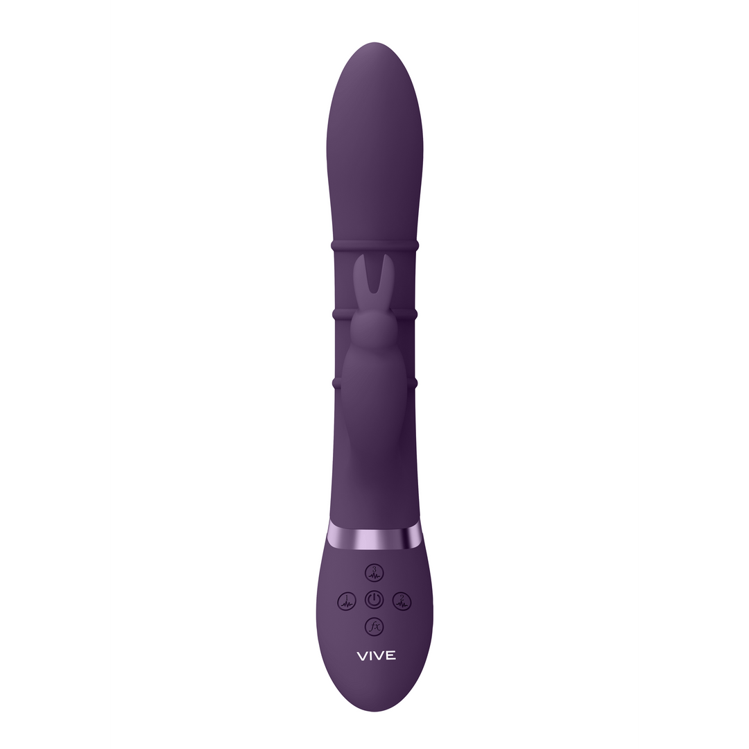 Sora – Up Down Stimulerende Ringen, Vibrerende G-Spot Rabbit – Paars