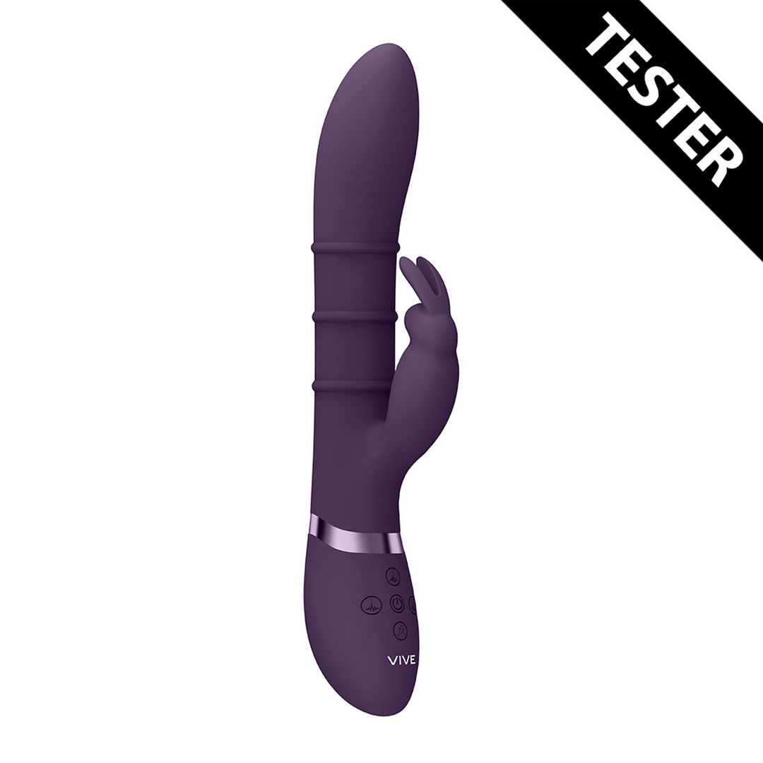 Sora – Up  Down Stimulerende Ringen, Vibrerende G-Spot Rabbit – Paars – Tester