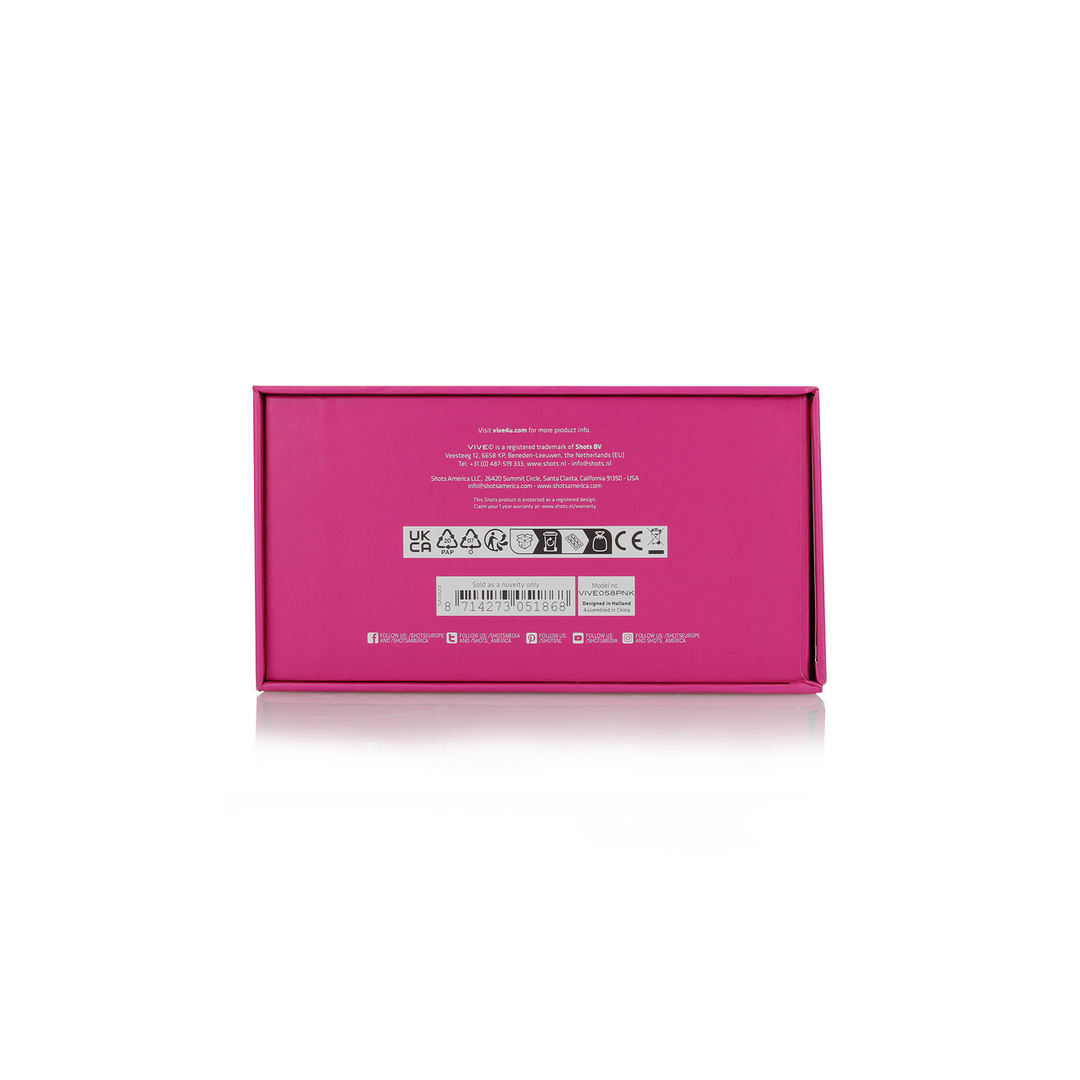 Riko – Triple Motor Thumper met Geavanceerde Vingerbeweging Puls Golf Stimulator – Roze