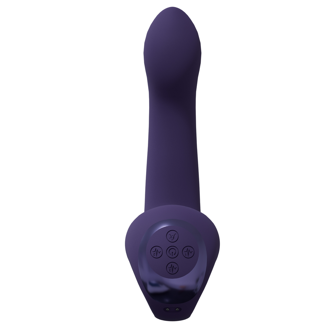 Riko – Triple Motor Thumper met Geavanceerde Vingerbeweging Puls Golf Stimulator – Paars