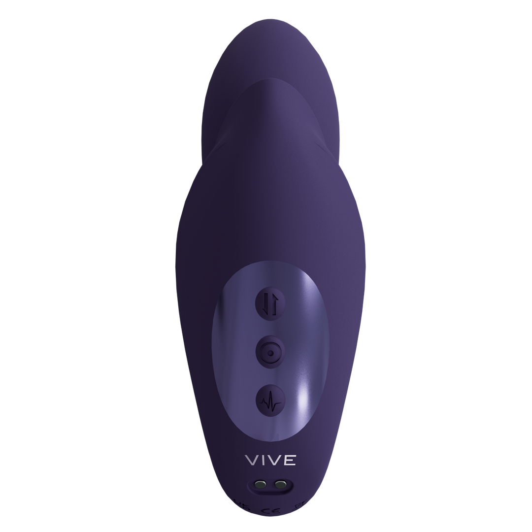 Yuki – Dual Motor G-Spot Vibrator met Massageballen – Paars