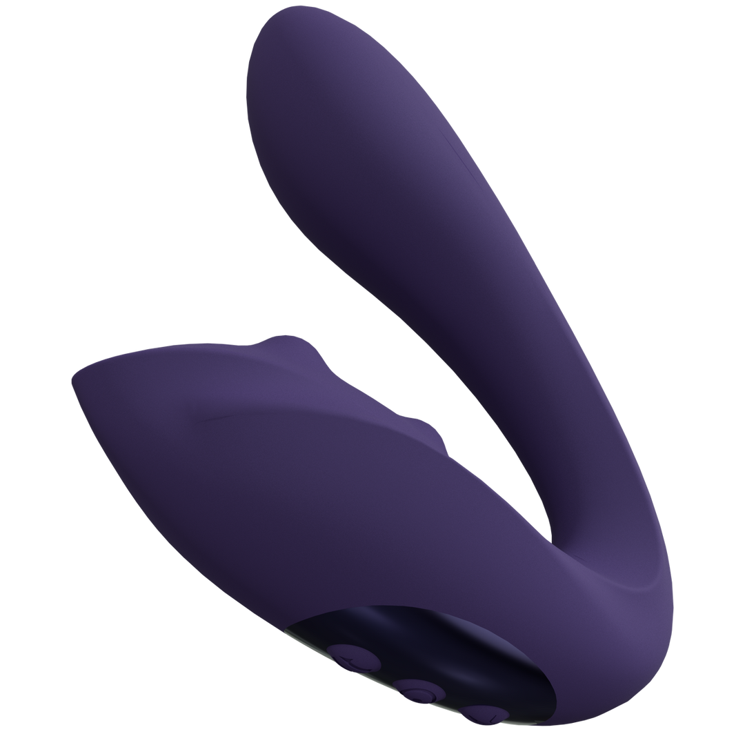 Yuki – Dual Motor G-Spot Vibrator met Massageballen – Paars