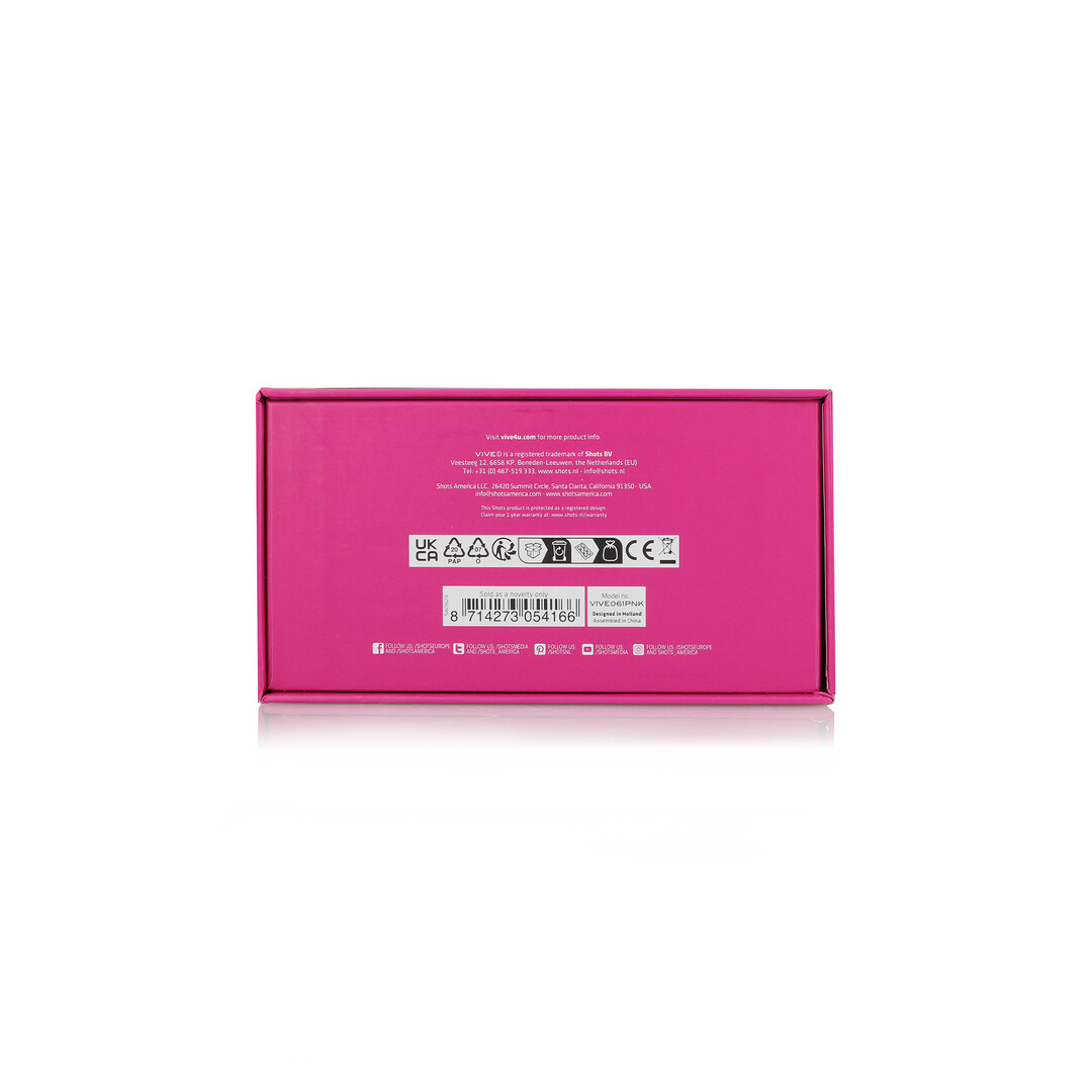 Gen – Drie Motoren G-Spot Vibrator met Pulse Wave en Vibrerende Haren – Roze