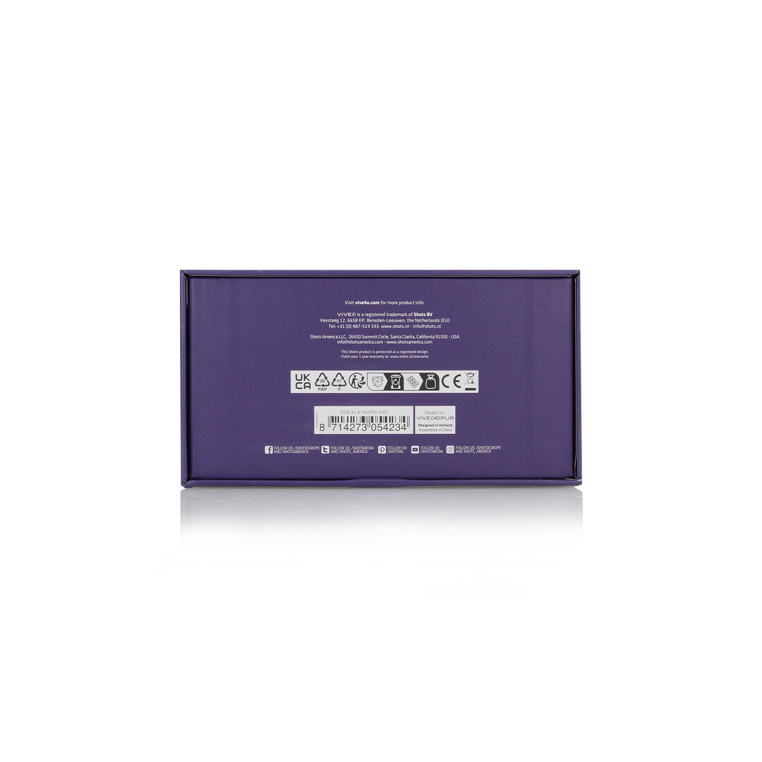 Gen – Triple Motor G-Spot Vibrator met Pulse Wave en Vibrerende Borstels – Paars