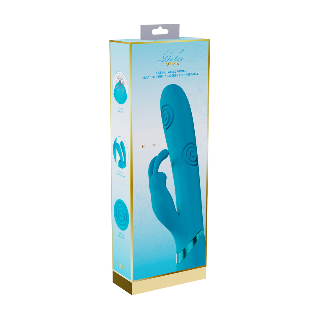 Mimi – G-Spot Vibrerende en Kloppende Konijn – Blauw