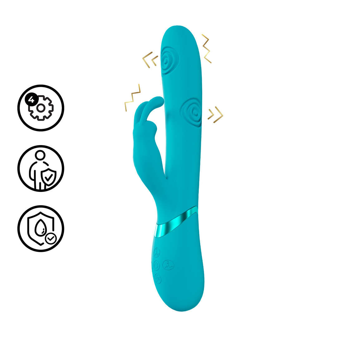 Mimi – G-Spot Vibrerende en Kloppende Konijn – Blauw