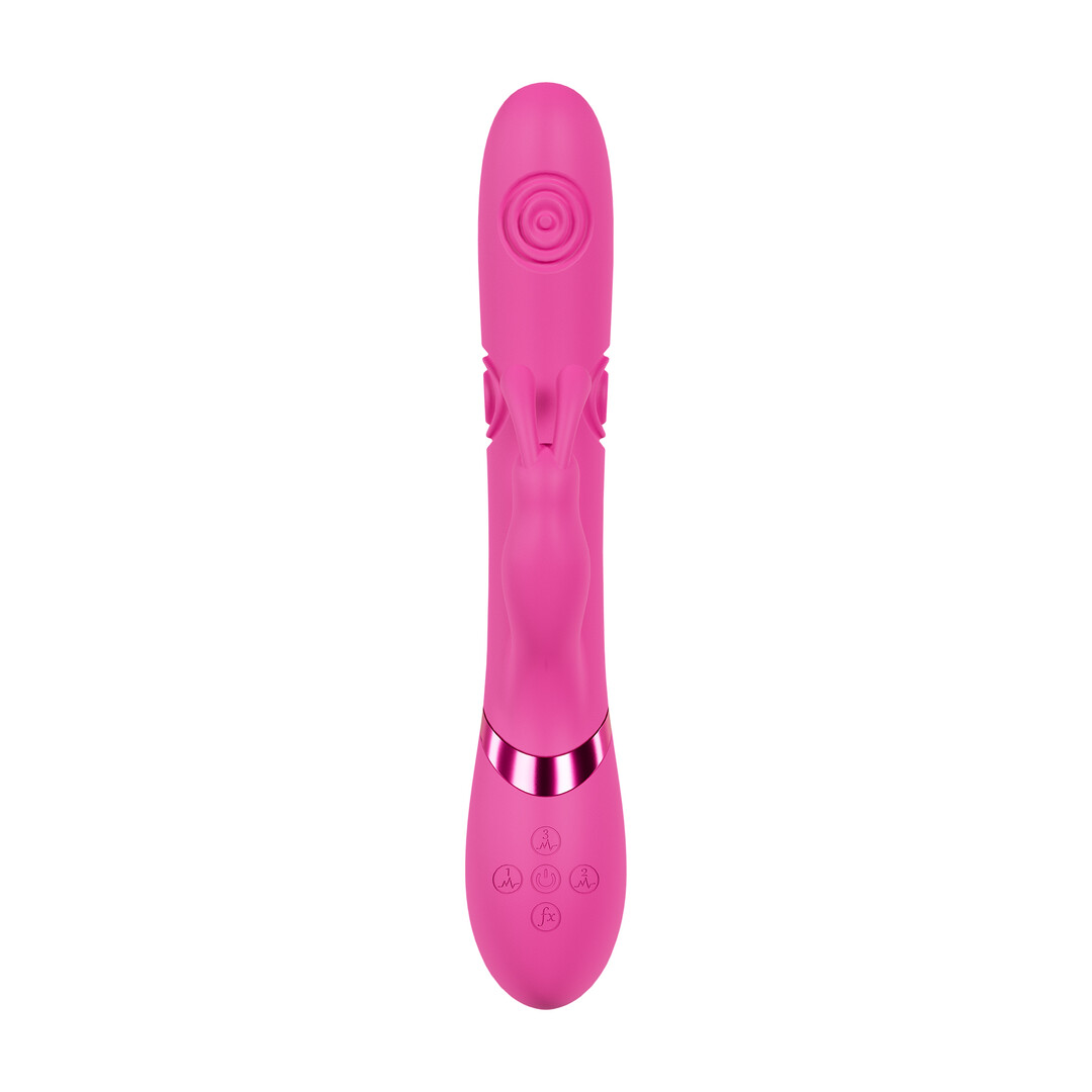 Mimi – G-Spot Vibrerende en Tikkende Konijn – Roze