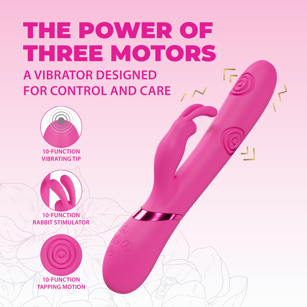 Mimi – G-Spot Vibrerende en Tikkende Konijn – Roze