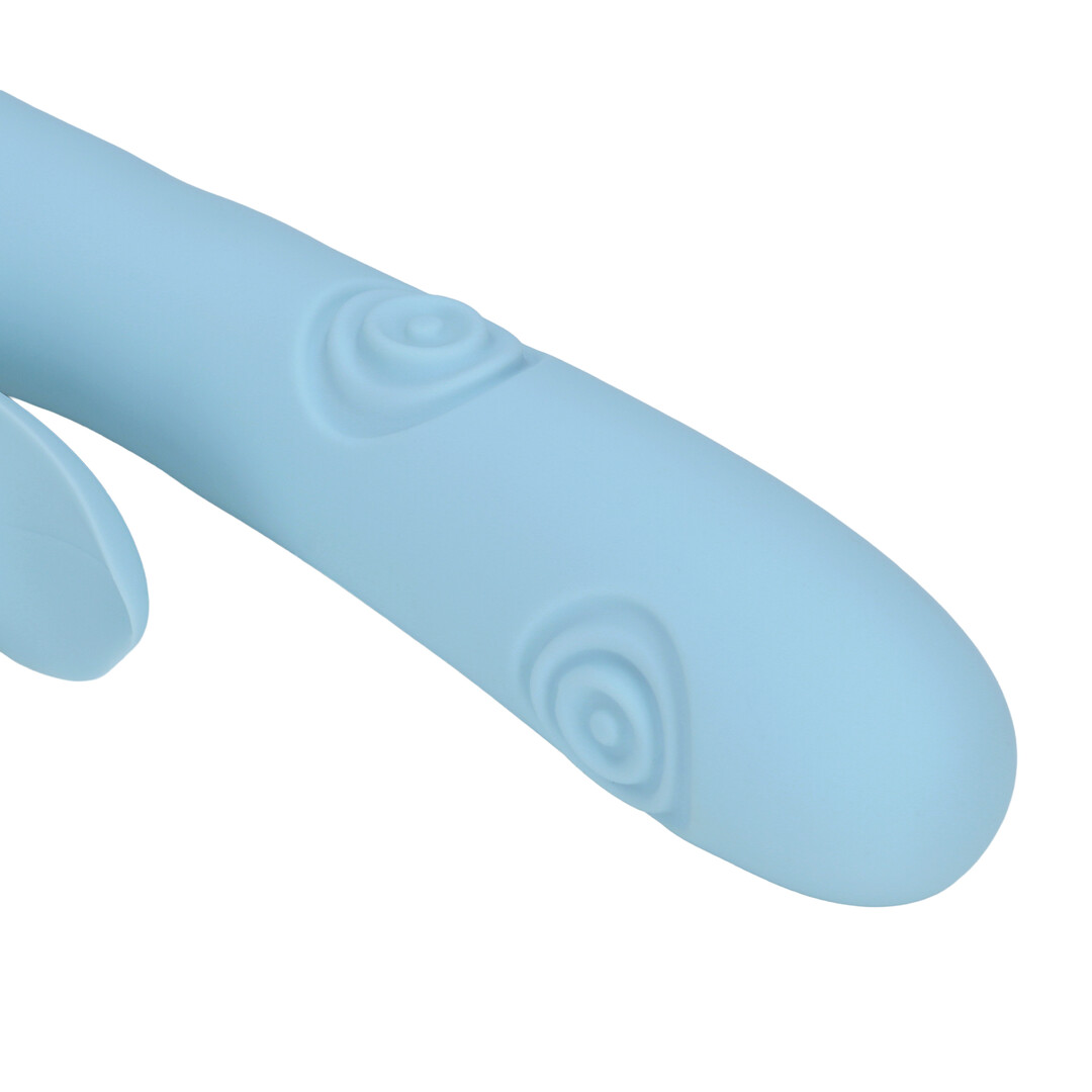Fronda – G-Spot Vibrerende en Kloppende Blad Clitorisstimulator – Blauw