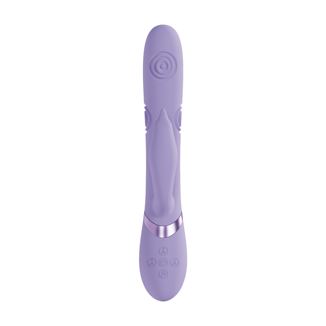 Pallina – G-Spot Vibrerende en Tikken Parels Clitorale Stimulator – Lavendel