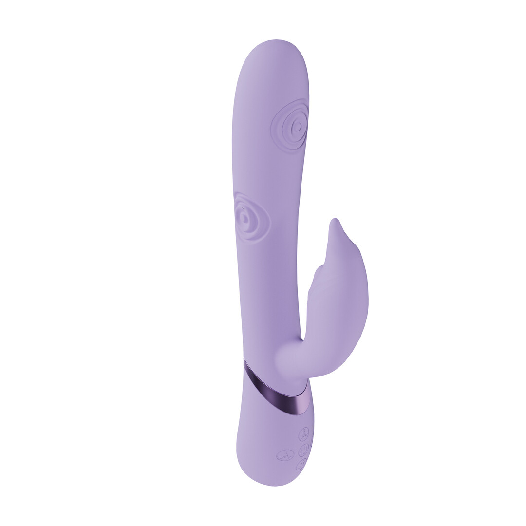Pallina – G-Spot Vibrerende en Tikken Parels Clitorale Stimulator – Lavendel
