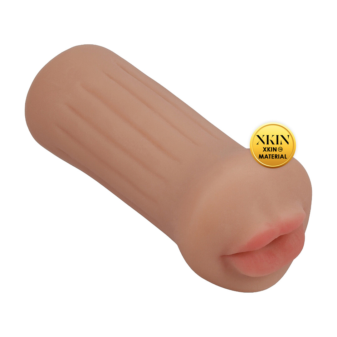 Raw - The Grip - TPE Small Masturbator - 137g - Tan