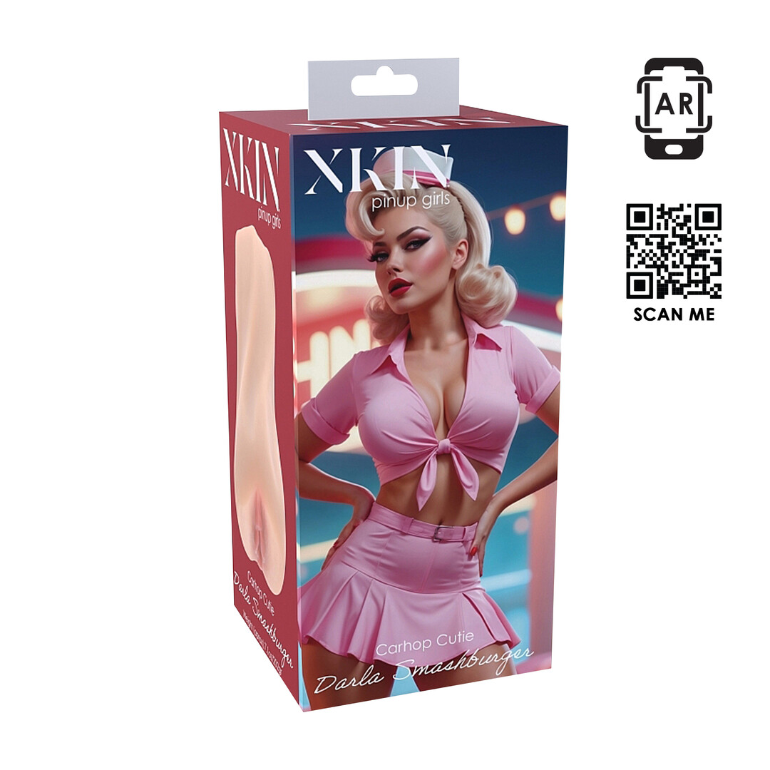 Pinup Dolls - Carhop Cutie Darla Smashburger - TPE vidējs masturbators - 202g - Miesas krāsā