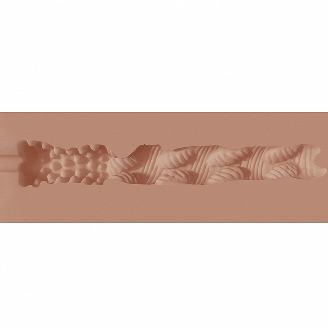 Raw - Backline - TPE Medium Masturbator - 278g - Tan
