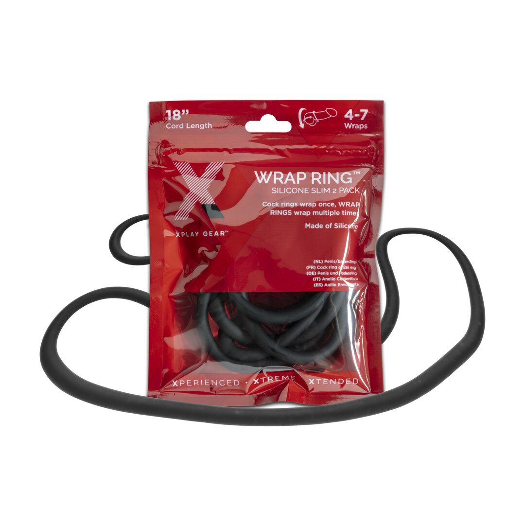 Silicone Slim Wrap Ring – Cockring / Ball Strap – 18 / 45 cm
