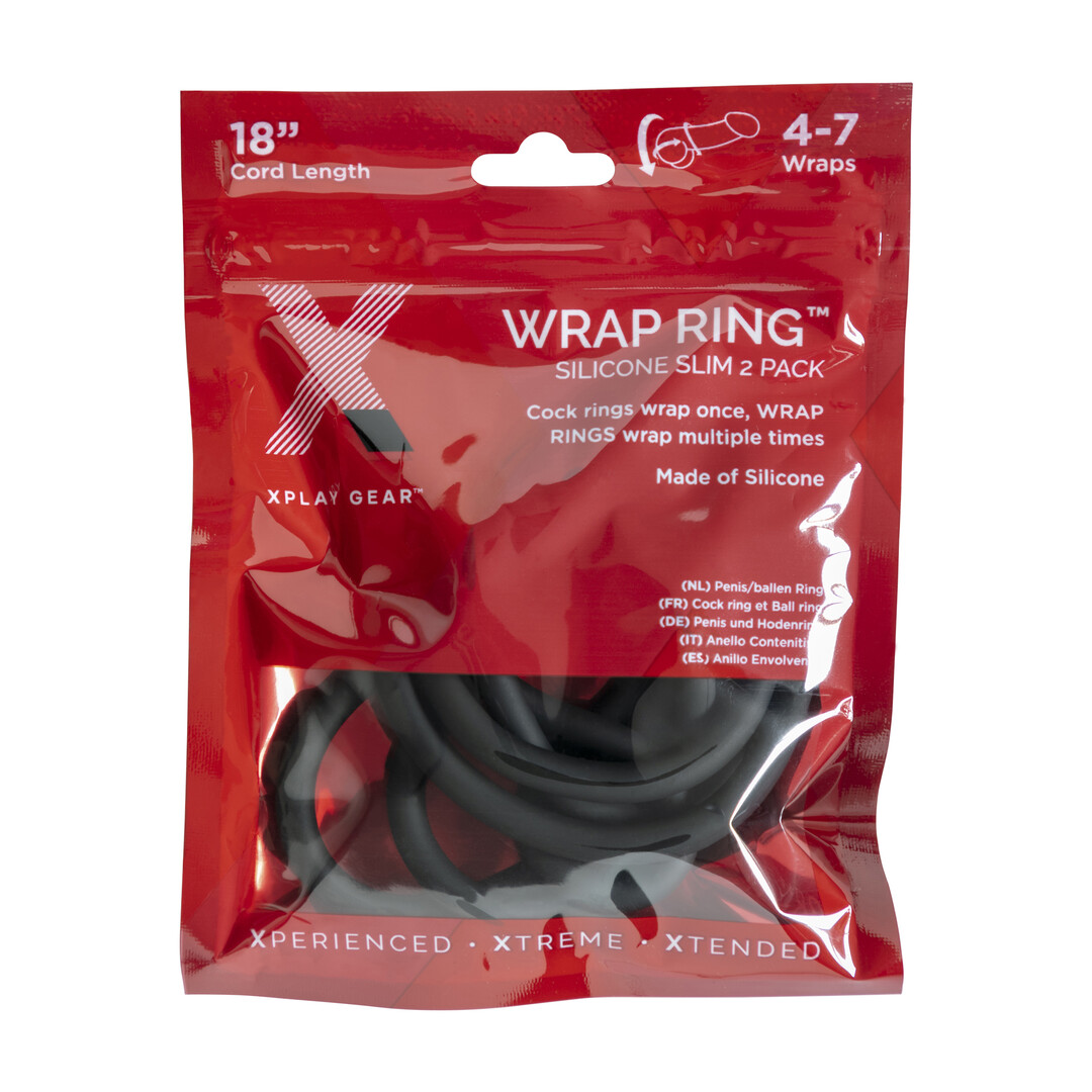 Silicone Slim Wrap Ring – Cockring / Ball Strap – 18 / 45 cm