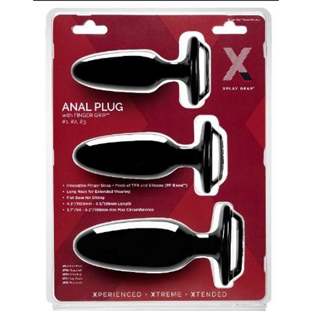 Vinger Grip Plug Starter Kit – Butt Plug Kit met Vinger Grip