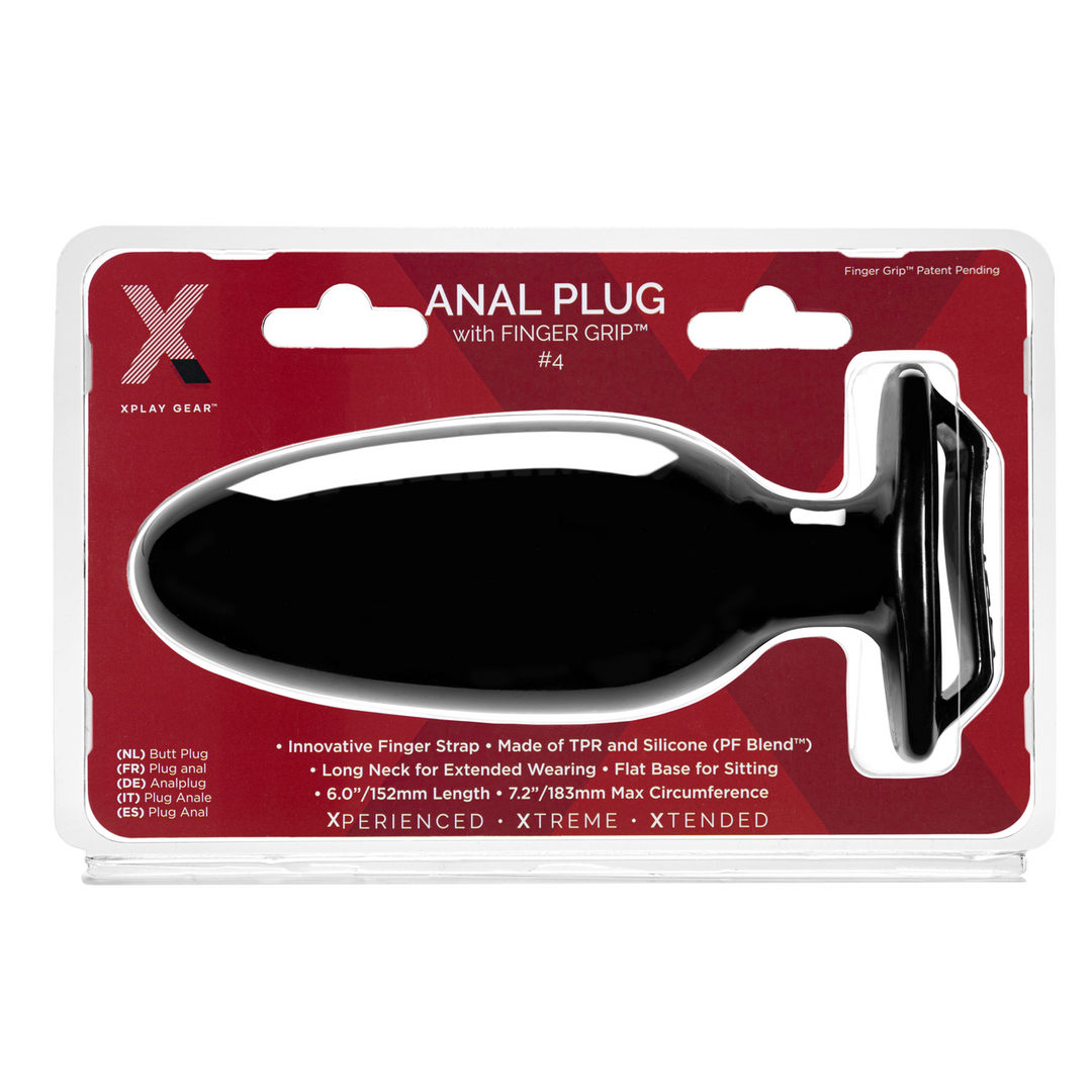 Finger Grip Plug #4L – Butt Plug met Vinger Grip