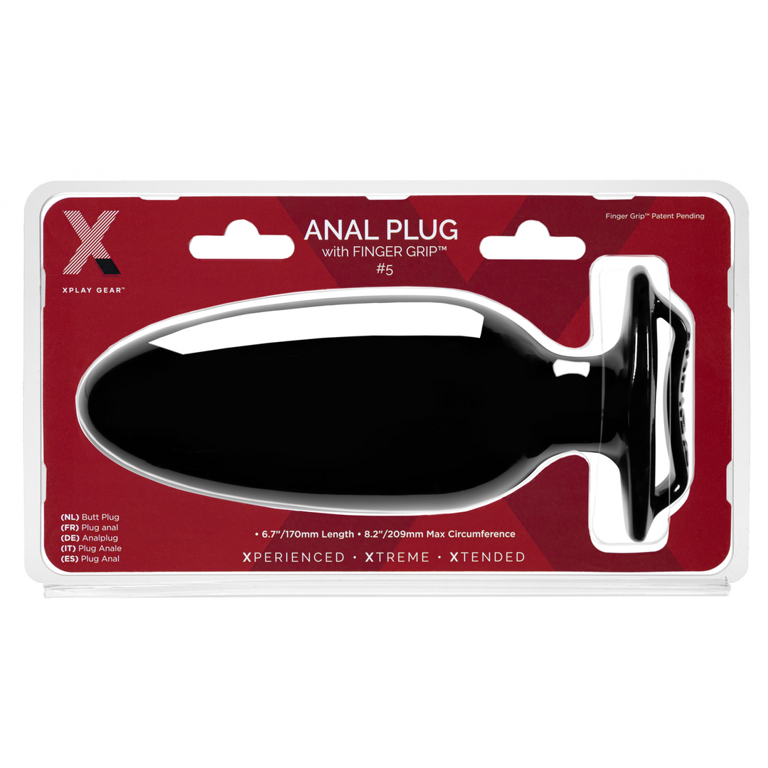 Finger Grip Plug #5L – Butt Plug met Vinger Grip