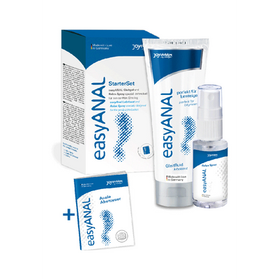 EasyANAL - Starter Set with Lubricant 80 ml + Relax-Spray 30 ml + Book