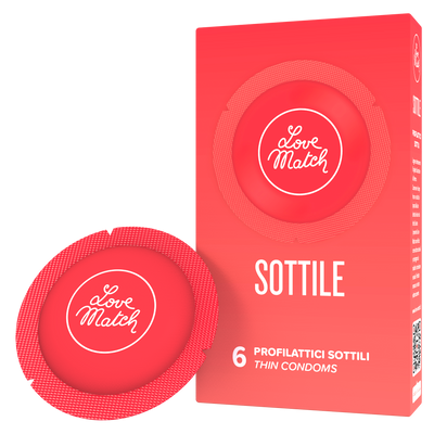 Sottile - Thin Condoms - 6 Pieces