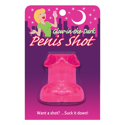 Glow-in-the-Dark Penis Shot - Pink