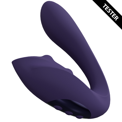 Yuki - Rechargeable Dual Motor - G-Spot Vibrator with Massaging Beads - Purple - Tester