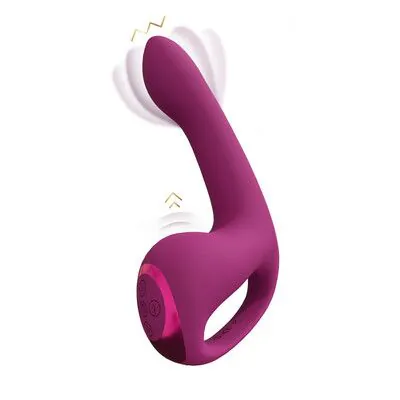 Riko - Triple Motor Thumper with Advanced Finger Motion & Pulse Wave Stimulator - Pink