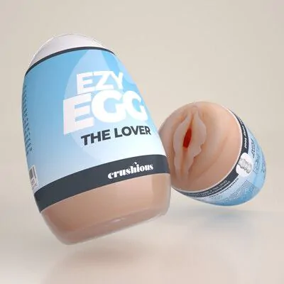 Ezy Egg - Masturbator Egg - The Lover - Blue