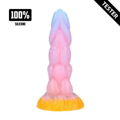 Rainbow Canine - Silicone Butt Plug - Rainbow - Tester