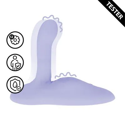 Vibrating Pulse and Thrust Seat - Purple - Tester