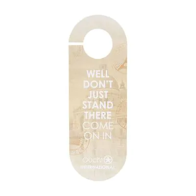 Door Hanger - International by Ouch!