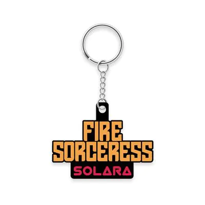 Solara - Fire Sorceress - Keychain