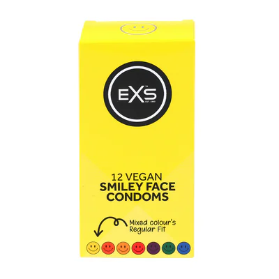 EXS Smiley Face Regular - Condoms - 12 Pieces