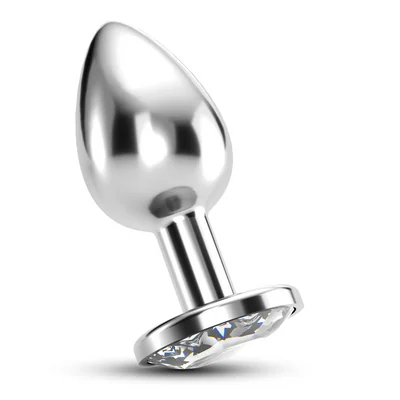 Bijou - Anal Jewel Plug - Large - Clear