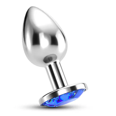 Bijou - Anal Jewel Plug - Large - Blue