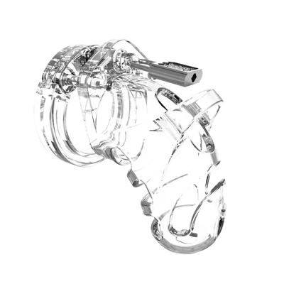 Model 25 - Chastity Cage - 3.5'' / 9 cm - Transparent