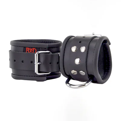 Leather Handcuffs - Black