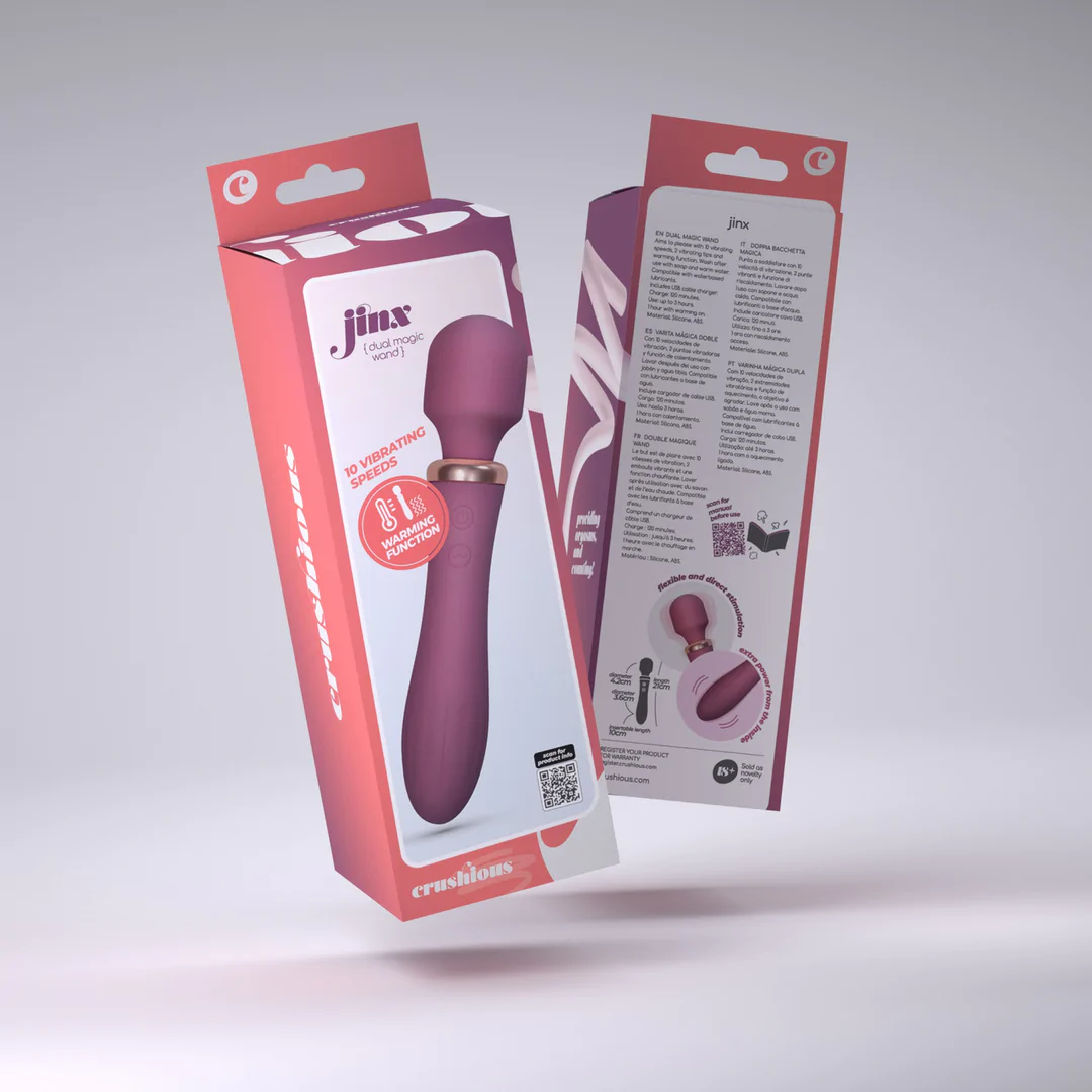 Jinx - Dual Wand Massager with Heating Mode