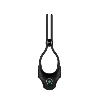 Forge - Vibrating Adjustable Lasso Silicone Cock Ring - Black