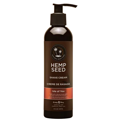 Isle of You - Hemp Seed Shave Cream - 8 fl oz / 237 ml