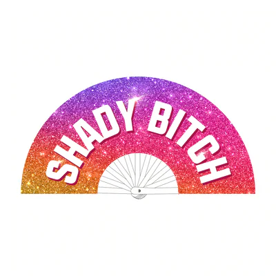 Shady Bitch - Fan - 64 cm - Multicolor