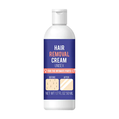 Intimate Hair Removal Cream - Unisex - 1.7 fl oz / 50 ml