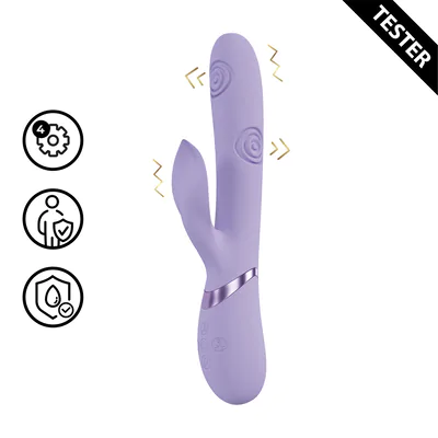 Fronda - G-Spot Vibrating and Tapping Leaf Clitoral Stimulator - Lavender - Tester